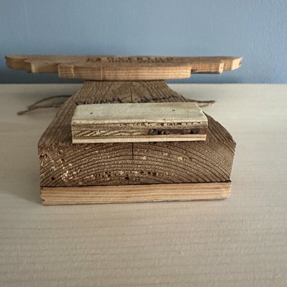 Overton Iron Works | Reclaimed Barnwood Angel | Handmade South Carolina - Picture 6 of 7